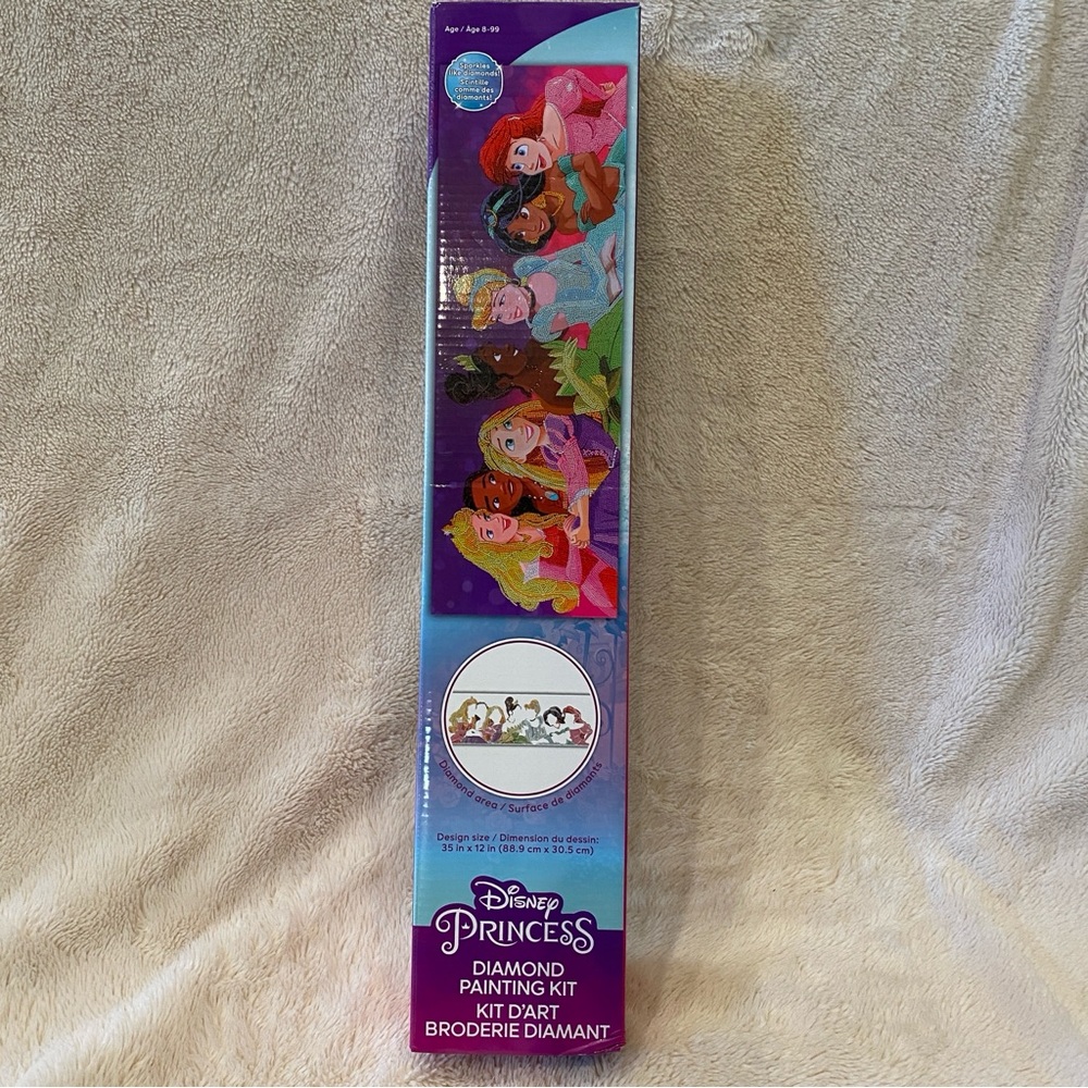 Disney Princess Diamond Painting Kit from Diamond Dotz 35x12 for Ages 8-99 NWT - Picture 2 of 9